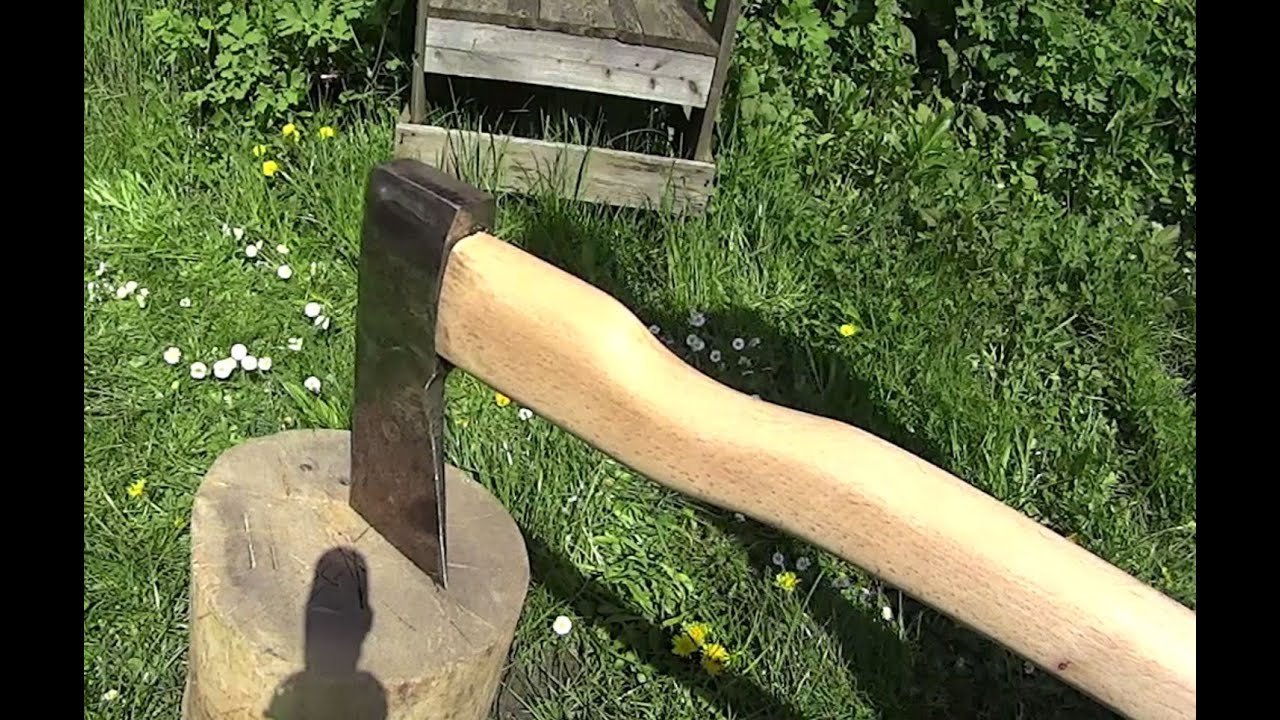 Fabrication d'un manche de hache / Making axe handle