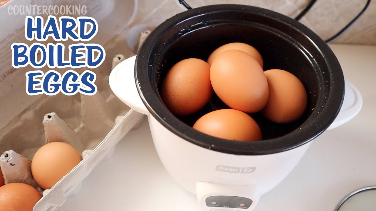 Яйца вкрутую в мини-рисоварке A Dash 🥚
