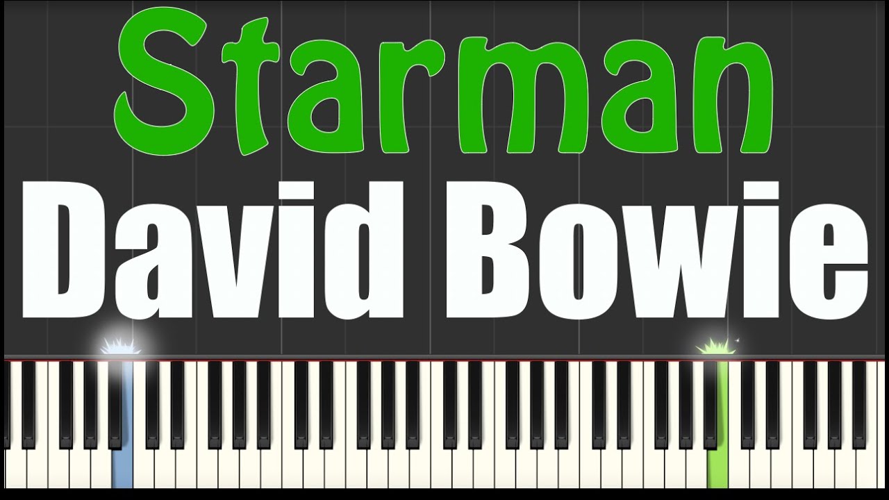 Starman - David Bowie - Piano Tutorial