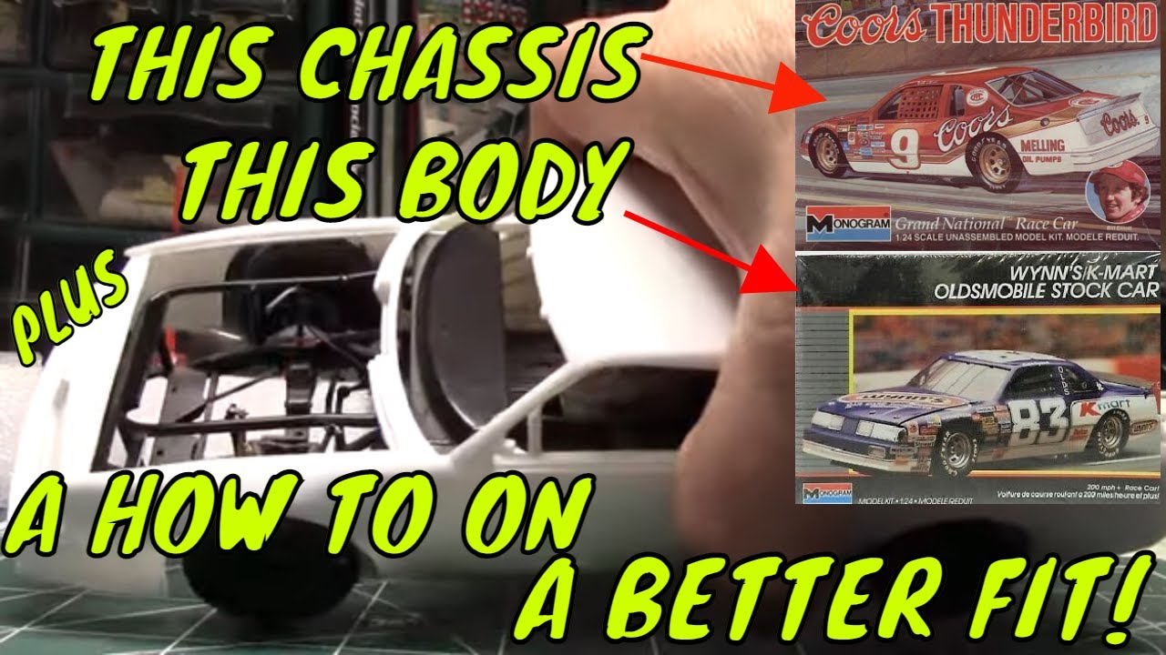 Ep.114 How To Blend The Roll Cage Into the Body On An 80s Monogram NASCAR Model Kit