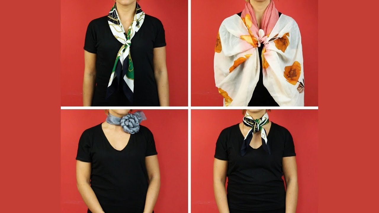 Come annodare in modo diverso i foulard