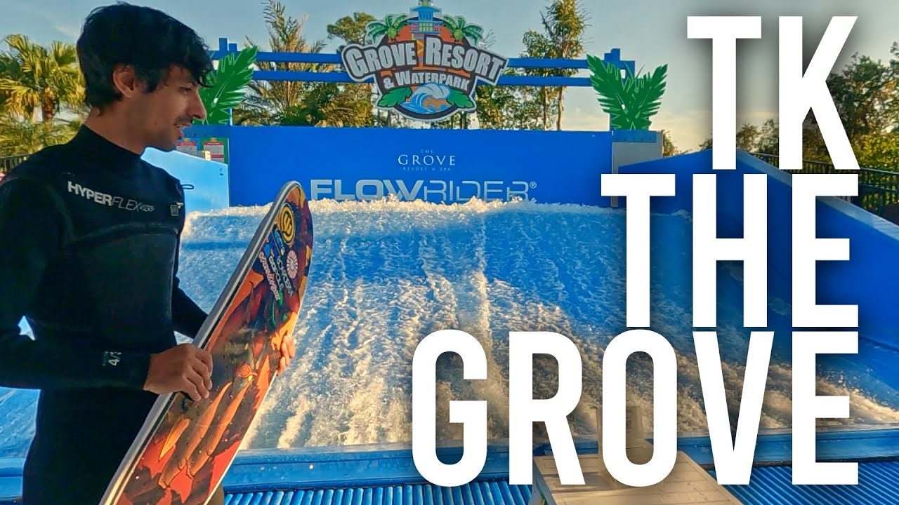 Tk Shredding the Grove FlowRider!