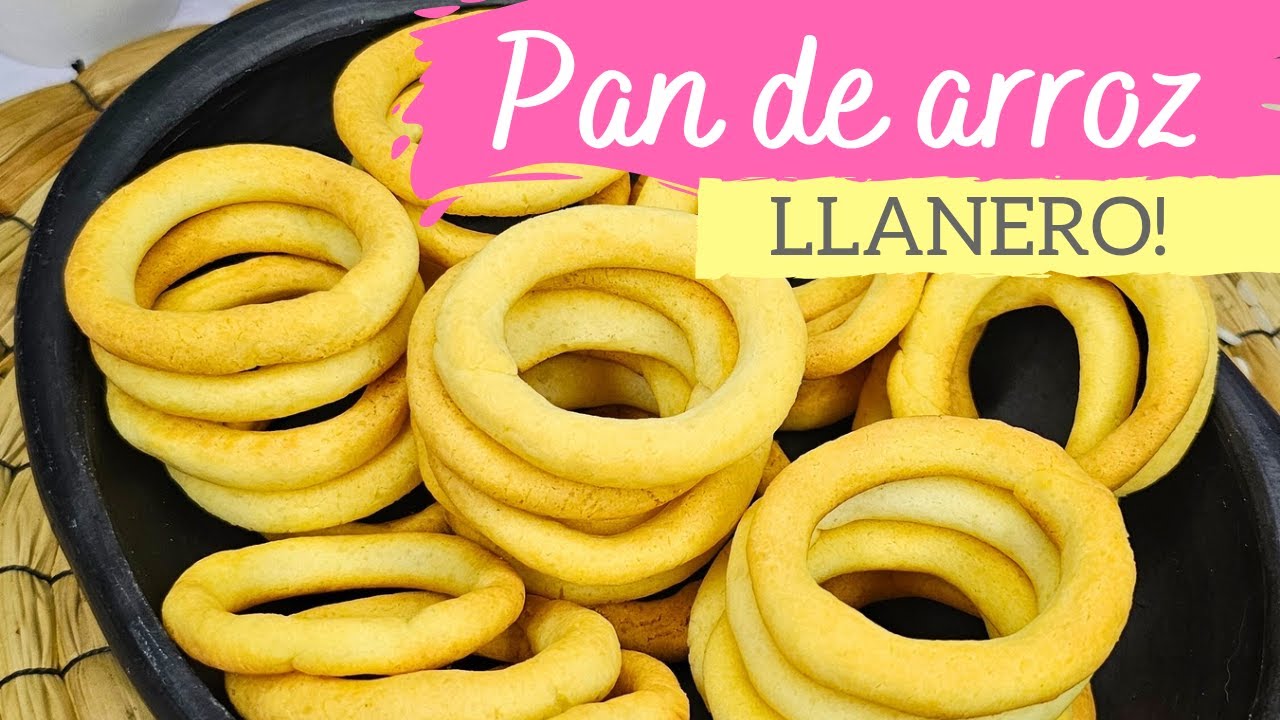 Receta de PAN DE ARROZ llanero 🥨