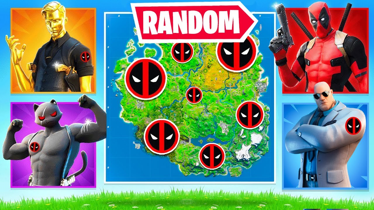 LA RANDOM BOSS CHALLENGE CON *DEADPOOL*!! Fortnite ITA