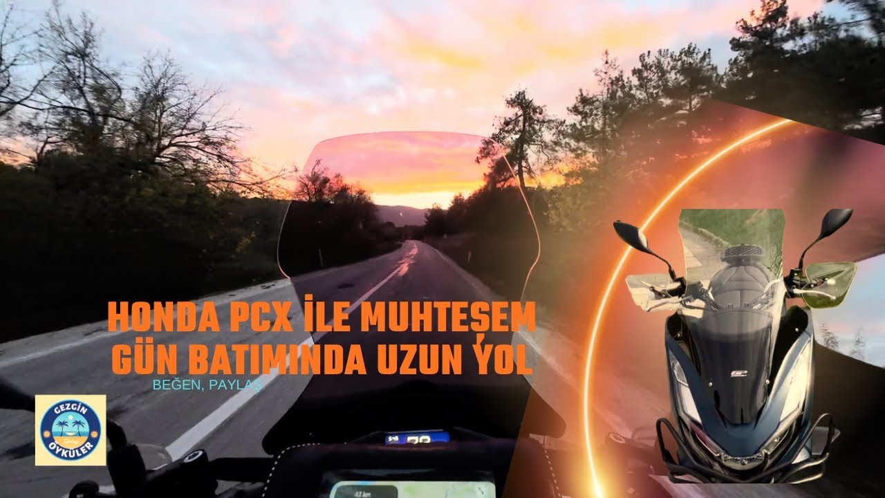 Muhteşem Gün Batımında Uzun Yol [4K]