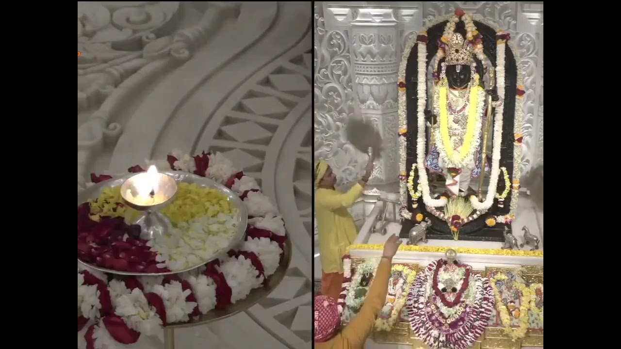 #श्री #रामलला #रामजन्मभूमि मंगला श्रृंगार आरती दर्शन दिनांक–09-02-26 सोमवार #viral #video #ram