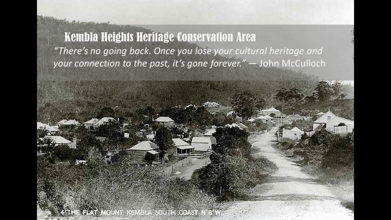 Kembla Heights - A rare historic mining village