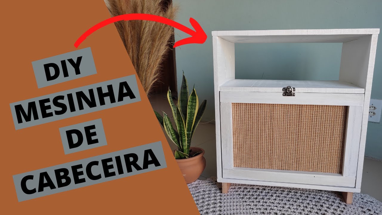 MESINHA DE CABECEIRA SUPER ESTILOSA|  DIY fácil de fazer Por Idyane e Fábio
