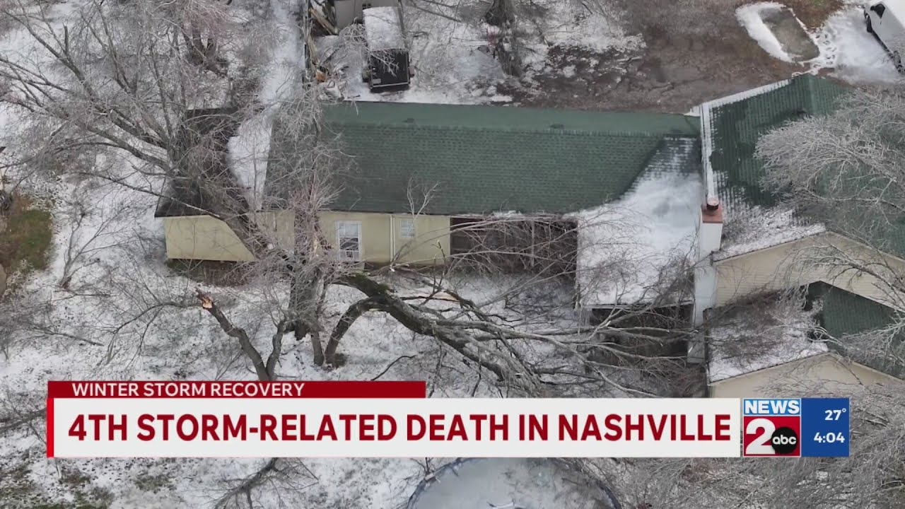 4th storm-related death in Nashville