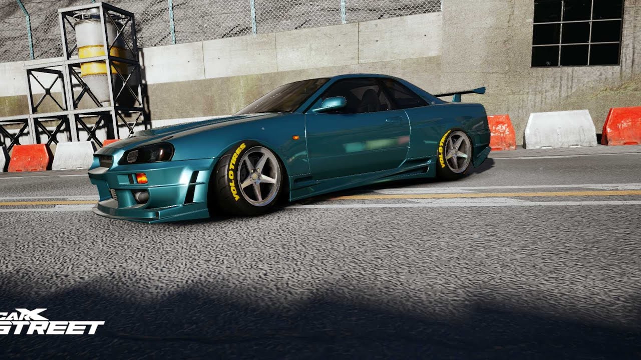 R34 Skyline with a BOXER Engine!! CarX Street Mobile let's you do some crazy swaps!!