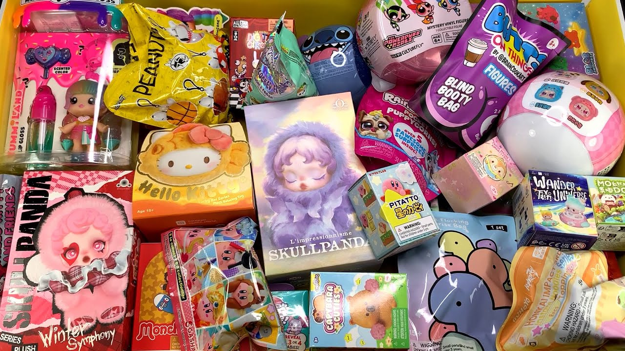 49 minutes of mystery bags ASMR NO TALKING Relaxing Unboxing Sounds
