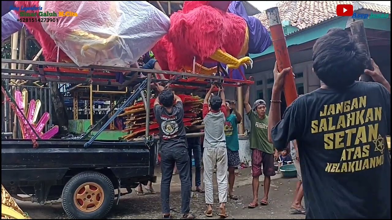 Persiapan sebelum pentas Sinar Galuh N.Cita