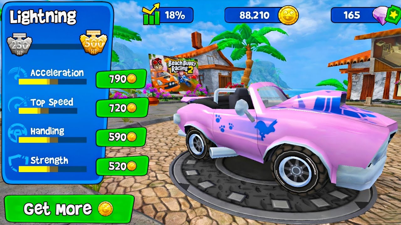 Benny Lambini 250 HP Max VS Chowder Bowl — Beach Buggy Racing Gameplay 
