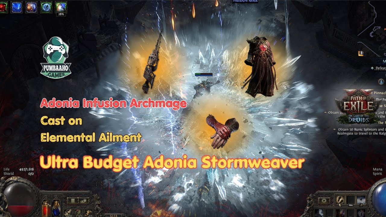 [POE2 v0.4] - Ultra Budget Adonia Stormweaver - Cơ chế build cực hay