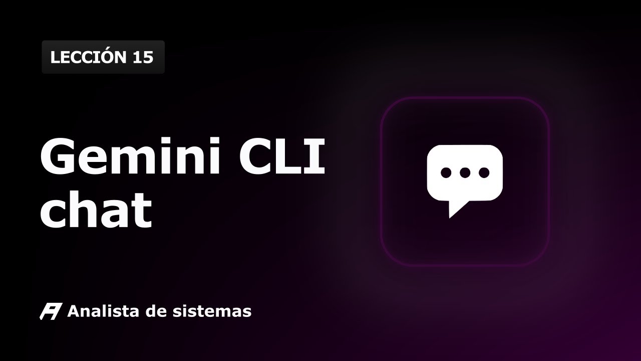 Gemini CLI: cómo administrar tus chats con el comando chat