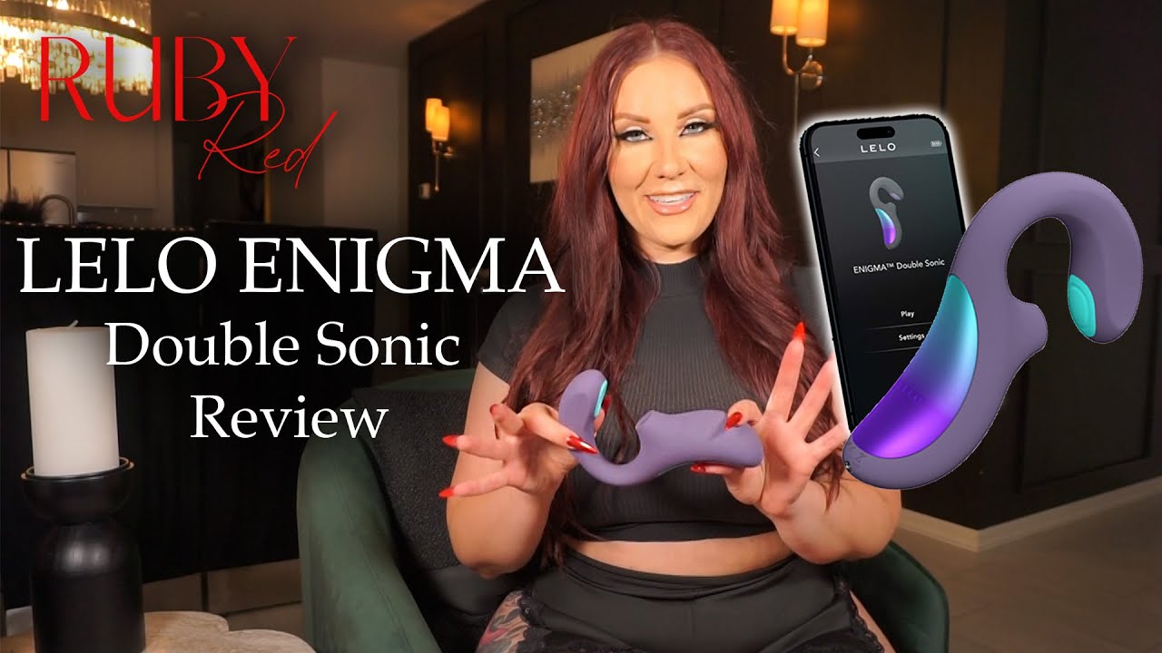 Triple Stimulation Massager 🔥 LELO ENIGMA Double Sonic Review | Ruby Red