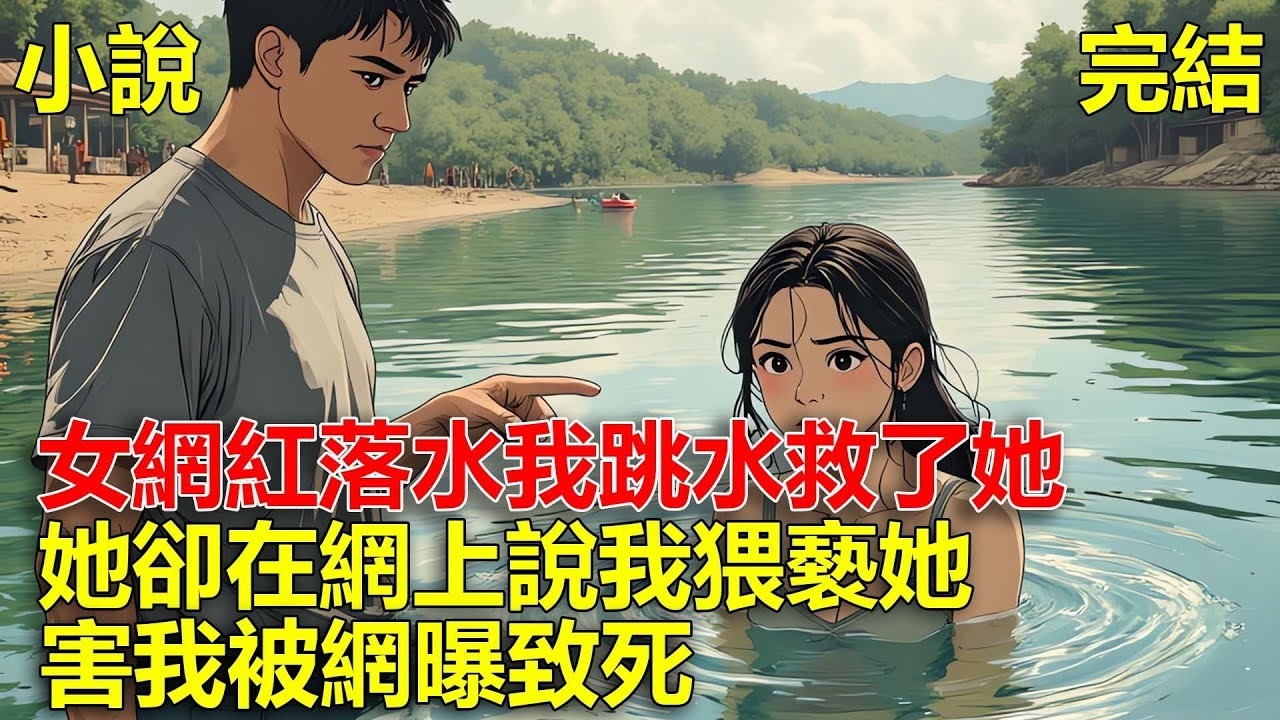 我在湖邊釣魚，遇到一個女網紅落水，我跳水將她救了上來，她卻在網上說我猥褻她，害我被網曝致死，重生後，我冷眼看她溺水身亡！