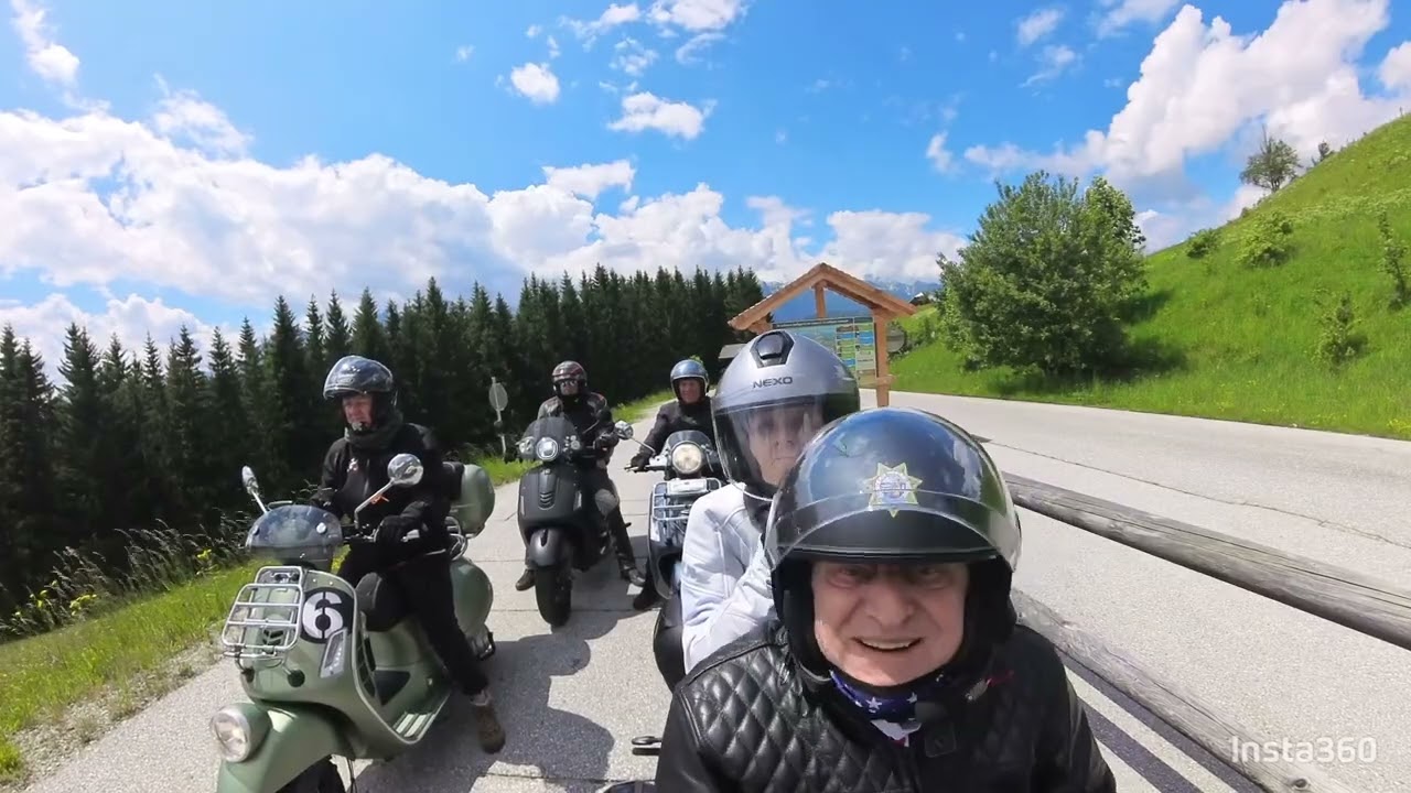 Riding 7, 15. Vespa Alp Days in Zell am See