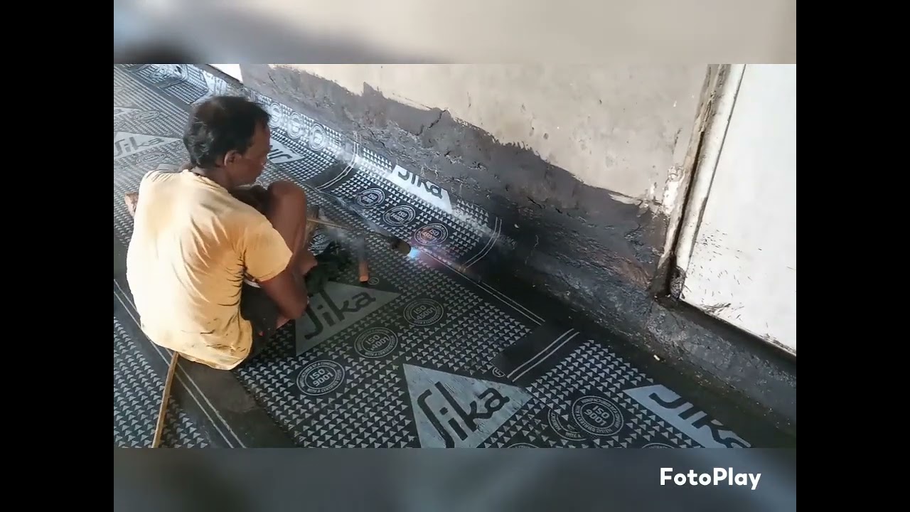 WATERPROOFING BEST ROOF TREATMENT. SIKA APP MEMBRANE APPLICATION.LONG TIME LUSTING.