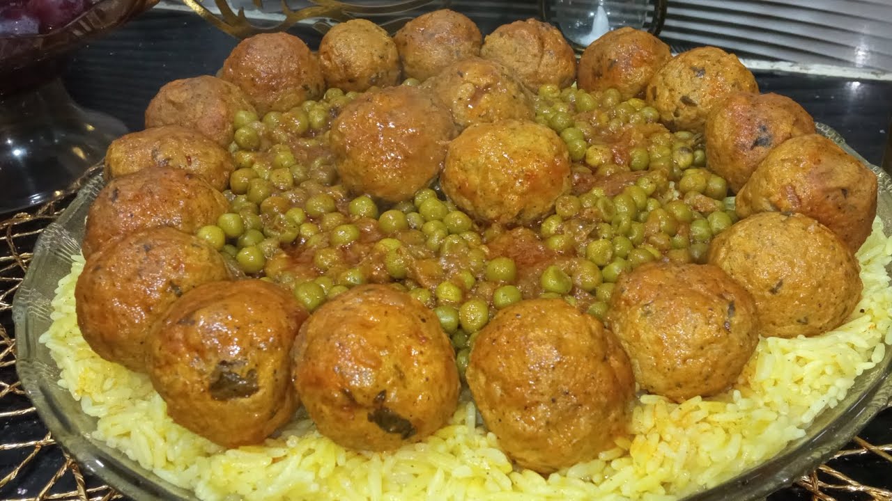 أرز بكريات الدجاج 😋 من أروع الأطباق 👌🏻