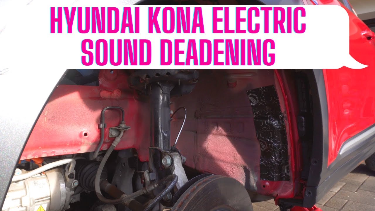 Шумоизоляция Hyundai Kona Electric, часть 2: колесные арки, заднее сиденье