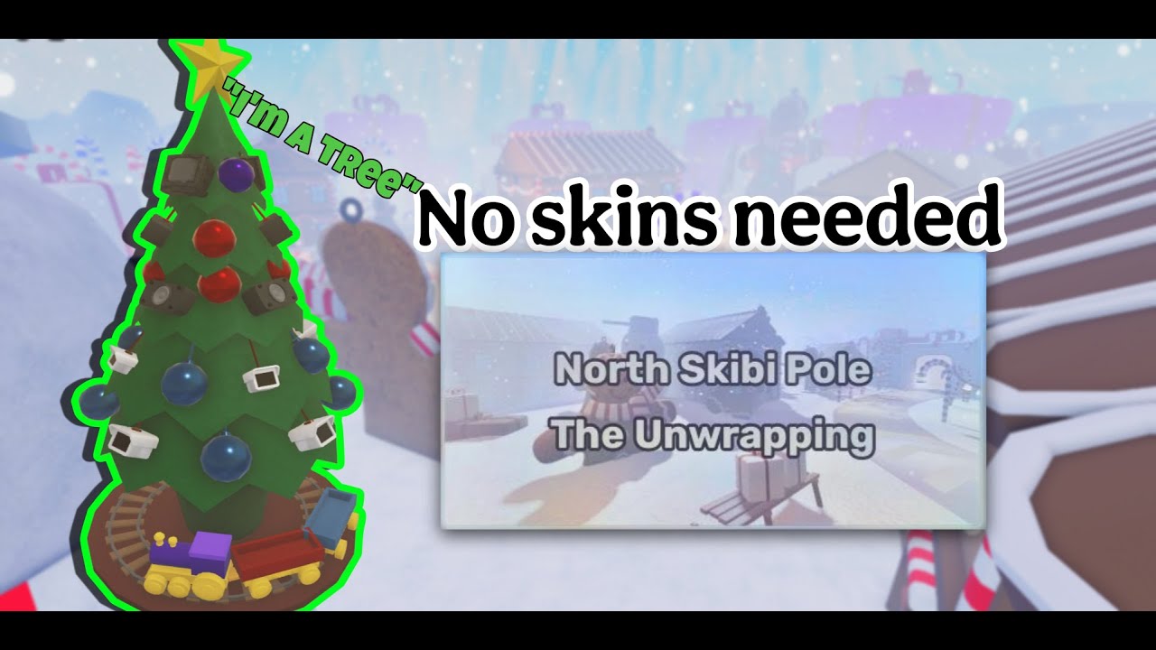 How to beat the North Pole event (Christmas tree 👀) | Skibi Defense