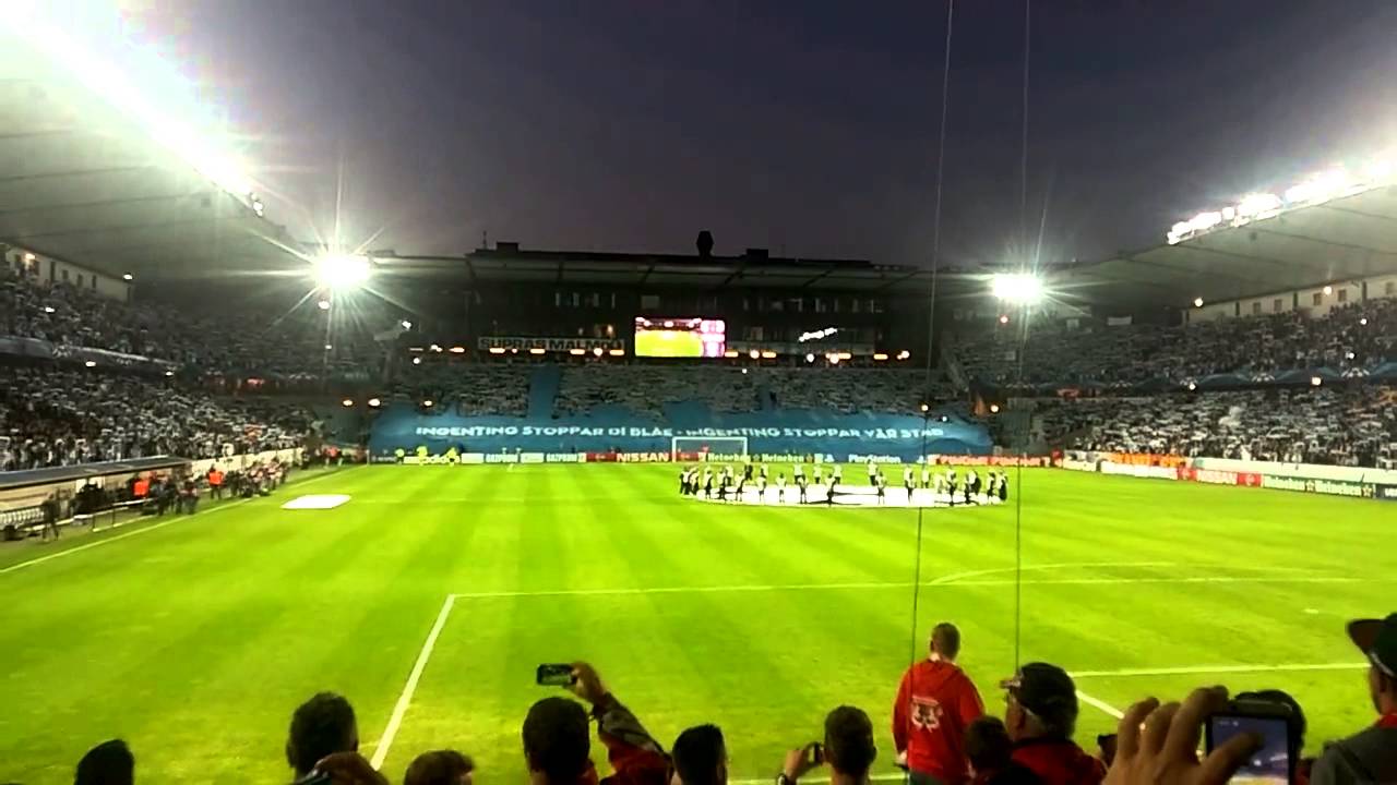 Malmö FF:s hymn hemma mot Salzburg - CL-playoff '14