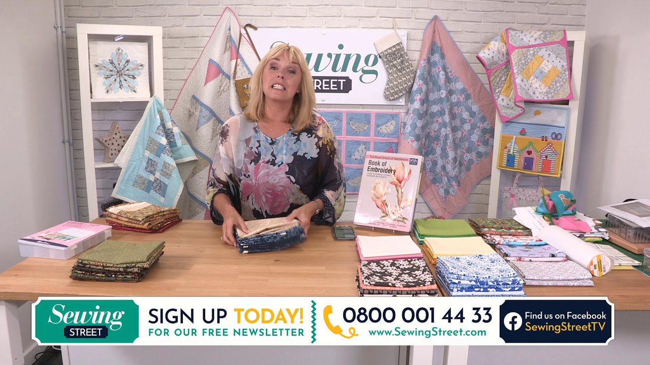 Sewing Street - 19/05/2020 - Jane Greenoff from the Cross Stitch Guild & Elna 680+ with Debbie Shore