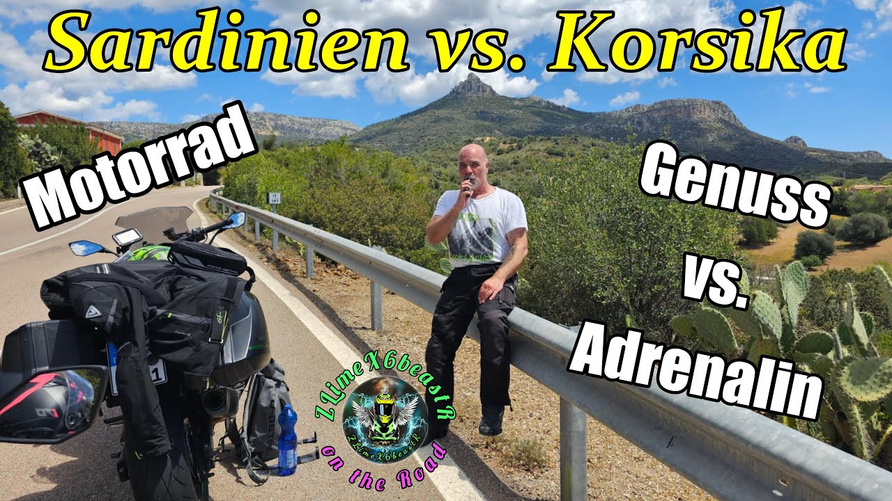 Sardinien vs. Korsika wo liegen die Unterschiede für uns Motorradfahrer.