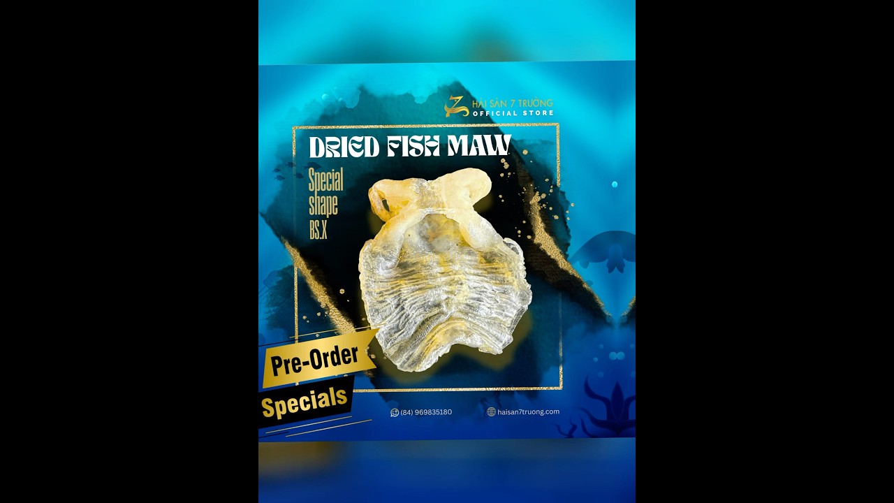 Distinguishing the types of fish maw - part 1 #haisan7truong #fishmaw  #driedseafood