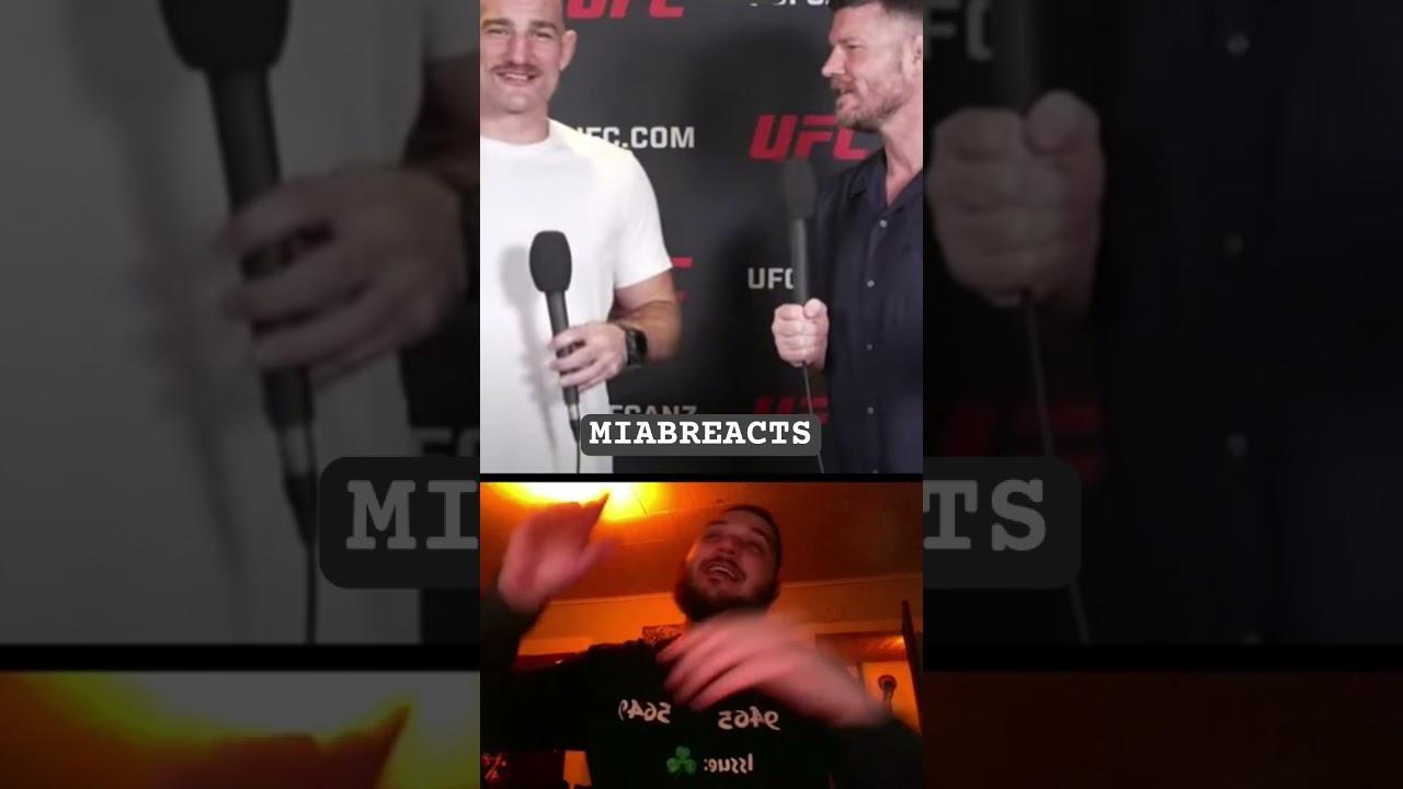 Strickland would KO Bisping easy #ufc #mma #fans #reaction #miabreacts