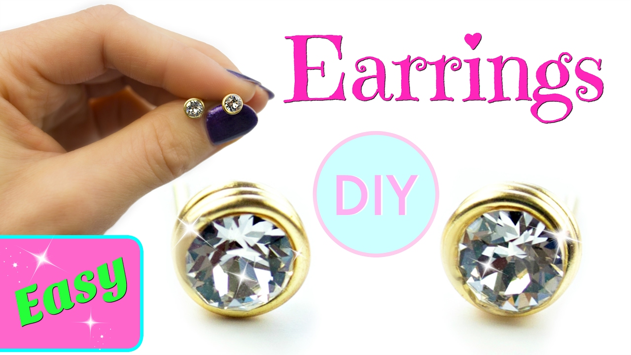 DIY Earrings | No tools! Simple DIY