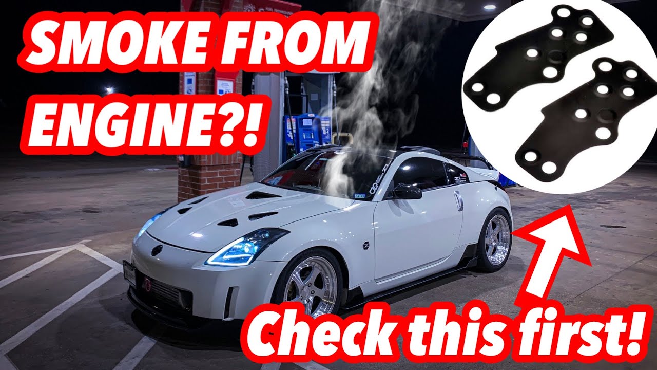 350Z / G35 Engine Smoking? Easy Fix | VVT Solenoid Gasket Leak