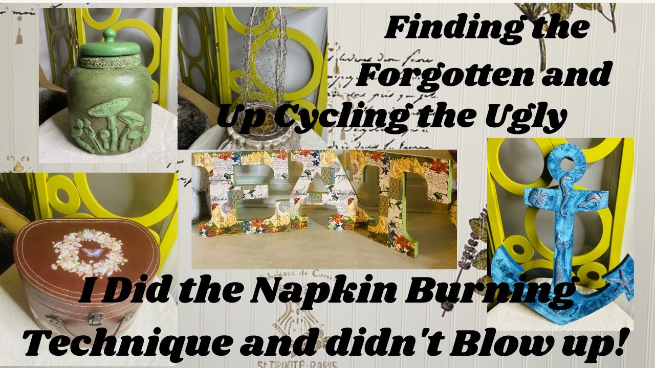 Flipping My Thrifts-IOD Spring 2026 Release-Napkin Burning Technique 