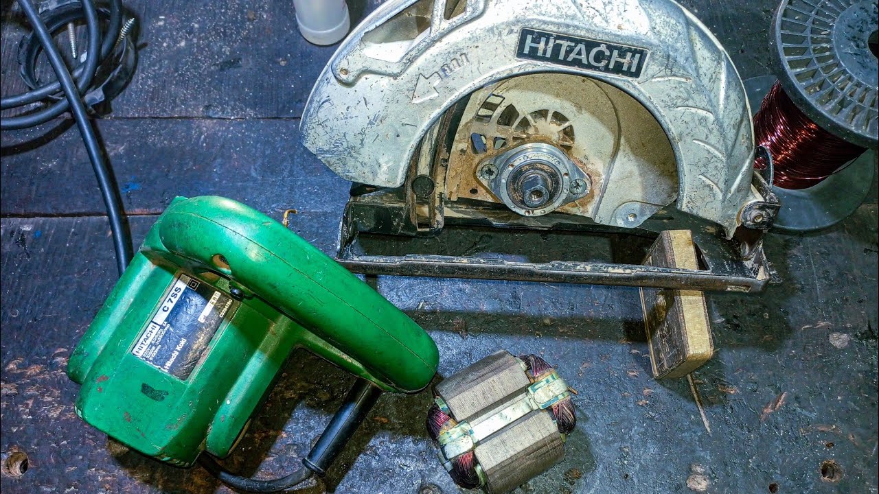 Hitachi cutter mechanic field coile rewinding