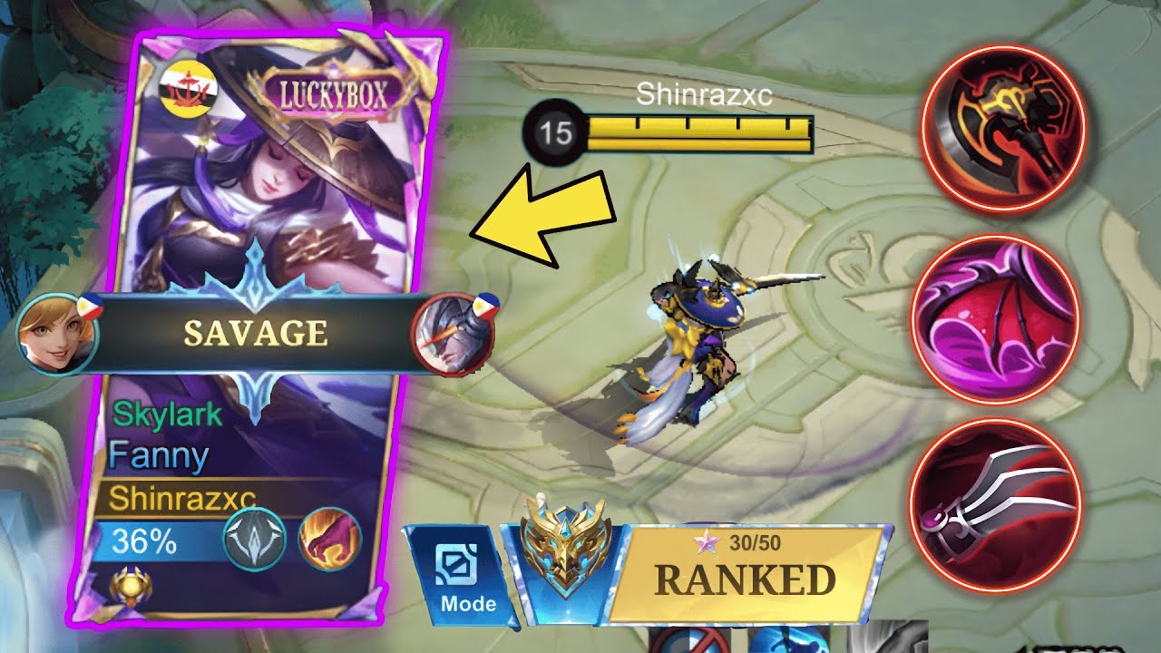 SAVAGE! RED BUILD + UNLIMITED ENERGY IS TOO OP IN RANKGAME! - MLBB