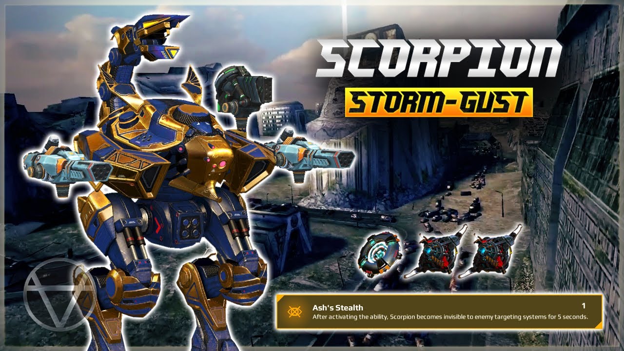 [WR] 🔥 Storm Gust SCORPION - Gameplay | War Robots (4K)