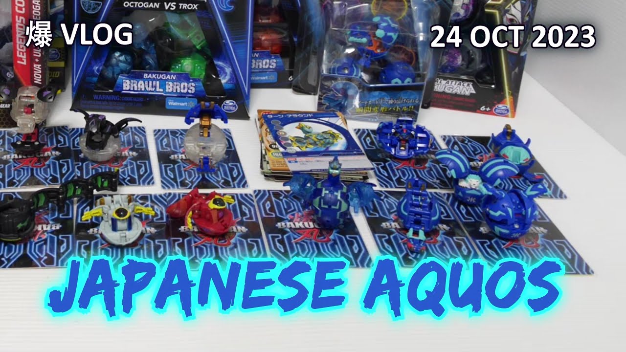 Japanese Aquos Bakugan (B1) & Bakugan on Clearance Sale! [24 OCT 2023] | BAKUGAN VLOG #222