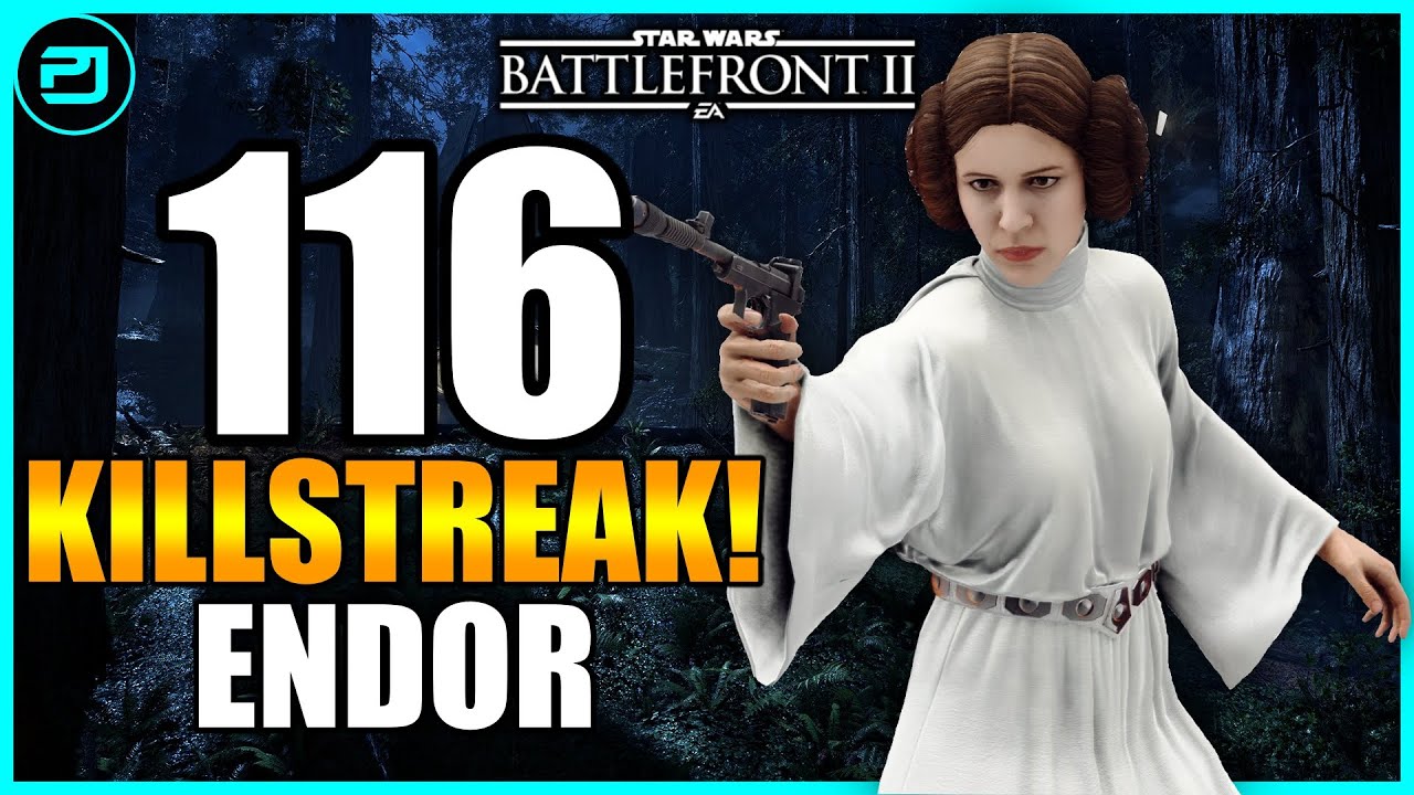 Star Wars Battlefront 2 Leia Organa 116 Killstreak