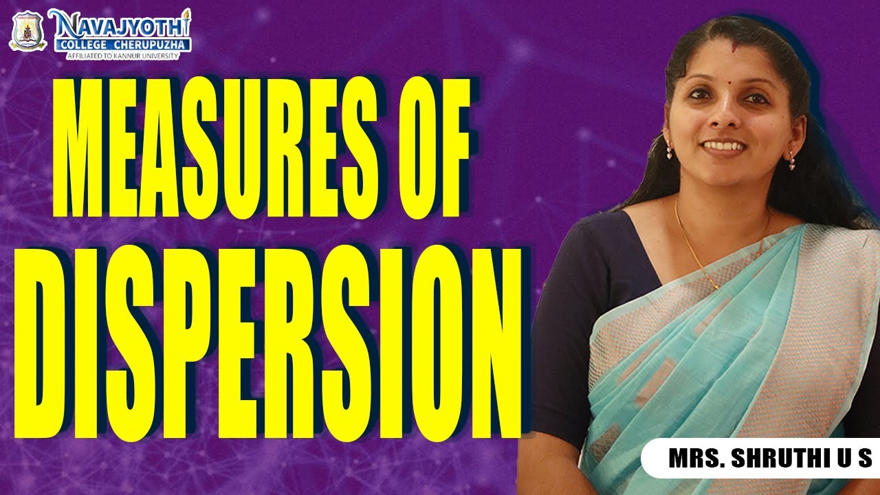 Measures of dispersion| Mrs. Shruthi U S| Statistics| Kannur University| FYUGP