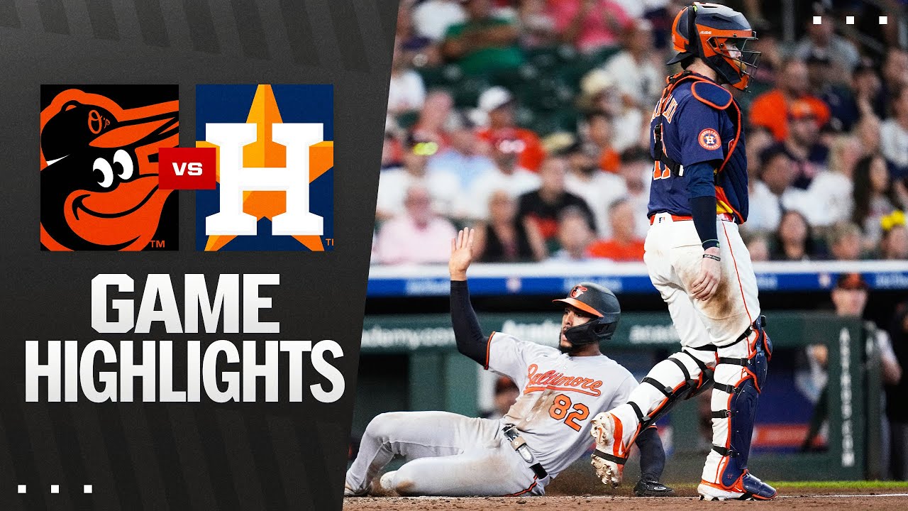 Orioles vs. Astros Game Highlights (8/17/25) | MLB Highlights