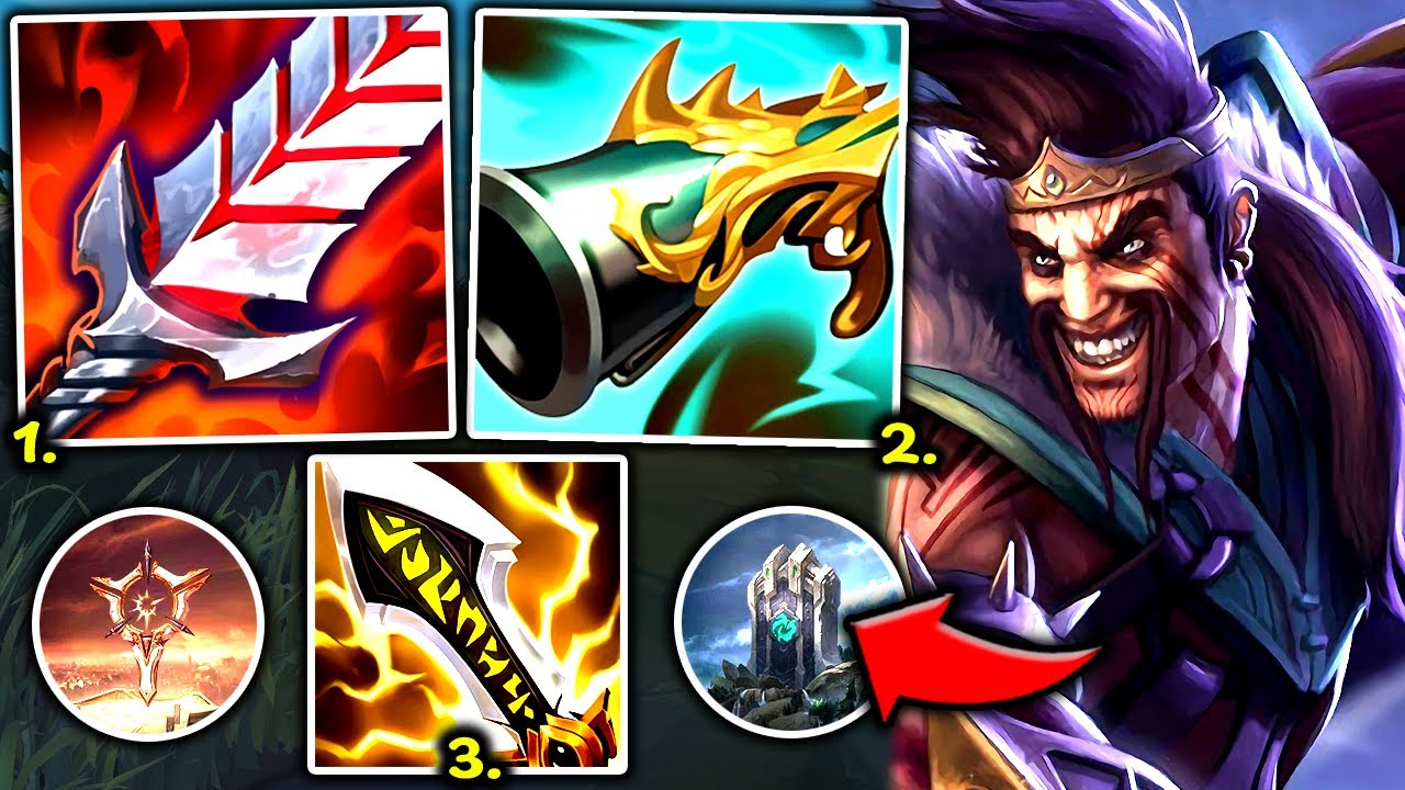 DRAVEN TOP 100% HITS LIKE A LITERAL TRUCK! (THIS IS AWESOME) - S14 Draven TOP Gameplay Guide