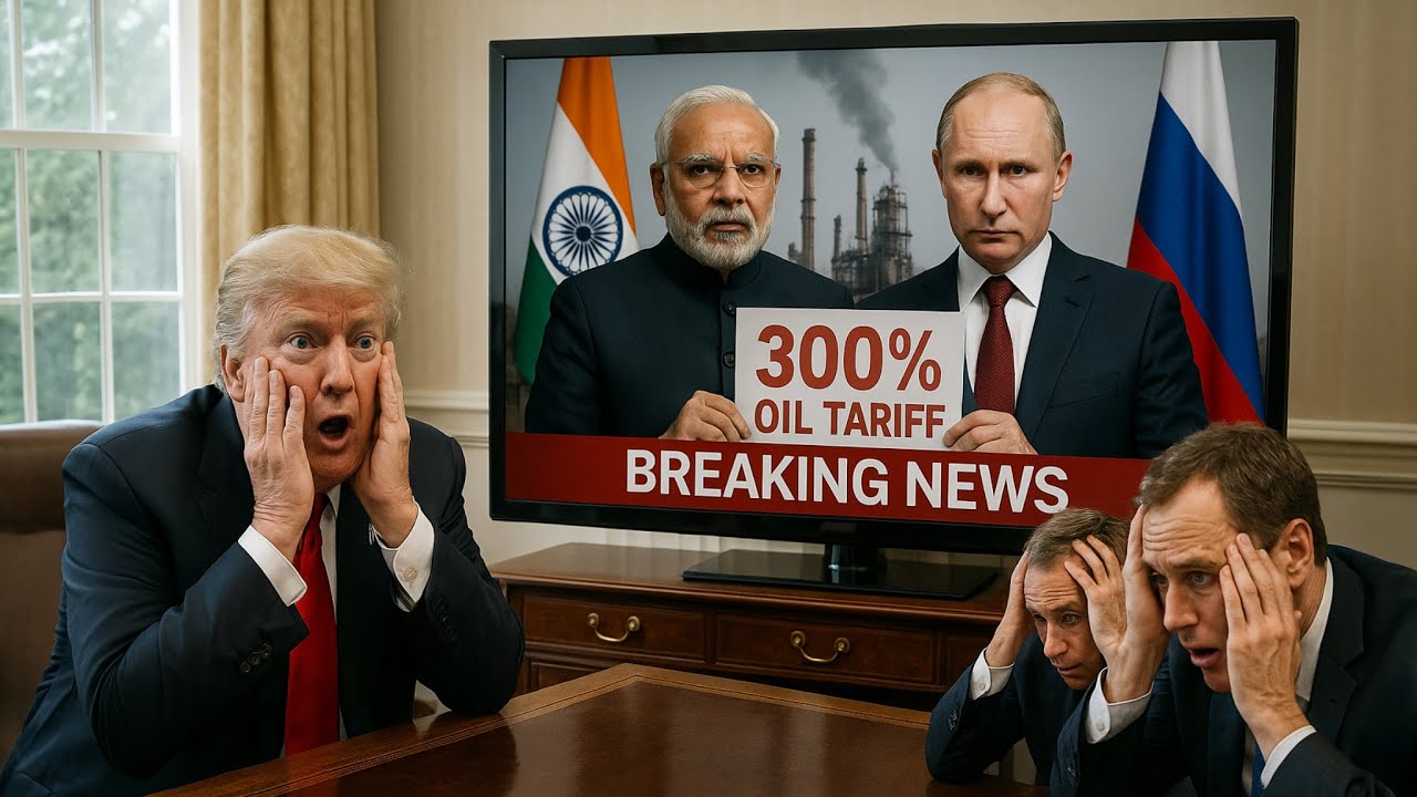 INDIA STRIKES BACK: Modi Slaps 300% Tariffs on US Oil Until Trump Lifts Sanctions on Russia
