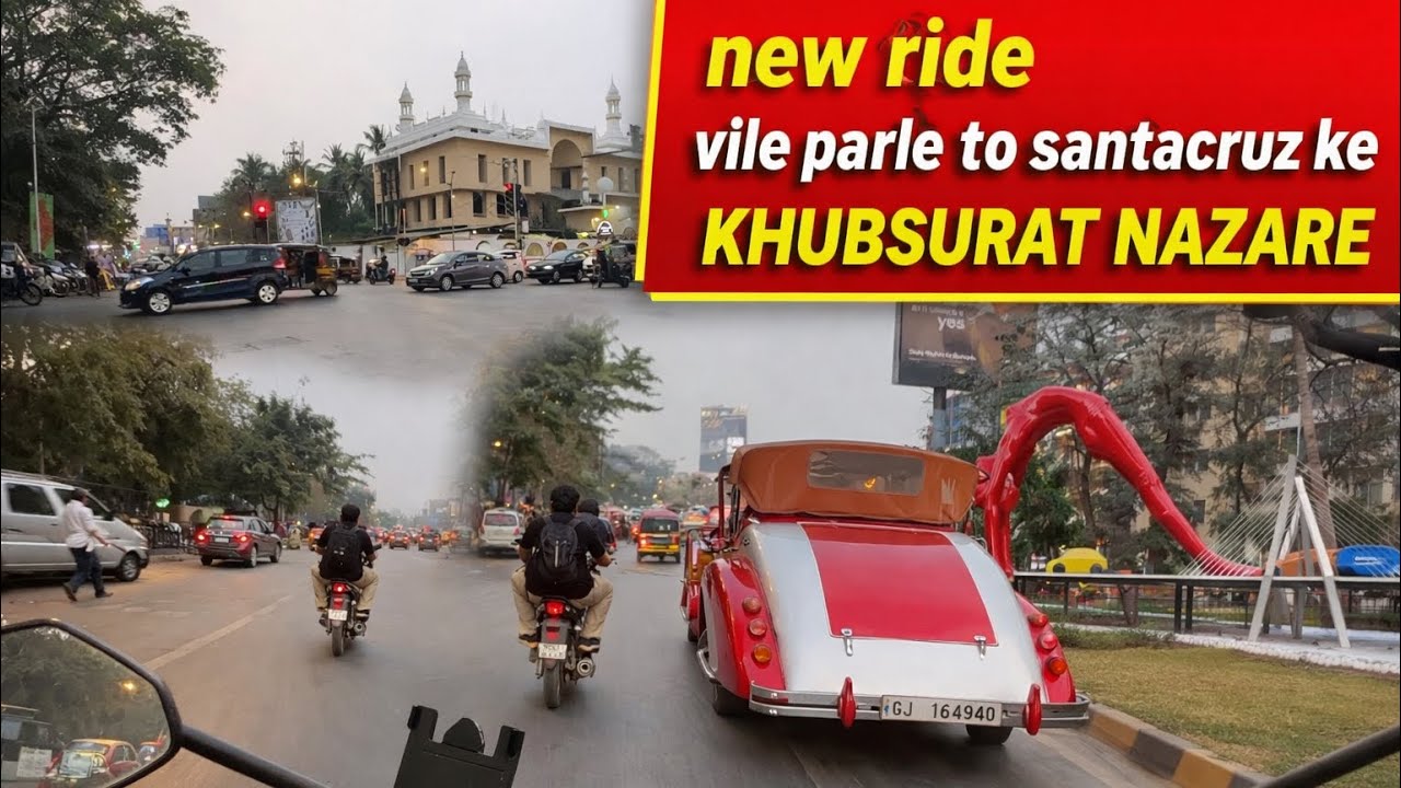I Exploring Mumbai City | DAY-2 | Vile Parle To Santacruz |मुंबई के शानदार नज़ारे | Mumbai City Ride