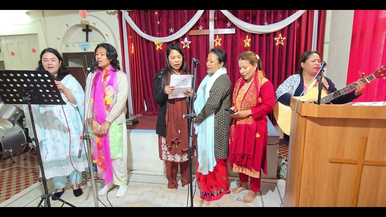 Aama Didi Bahini Haru le Yashu ko Geet Gaudai #sangati #church 