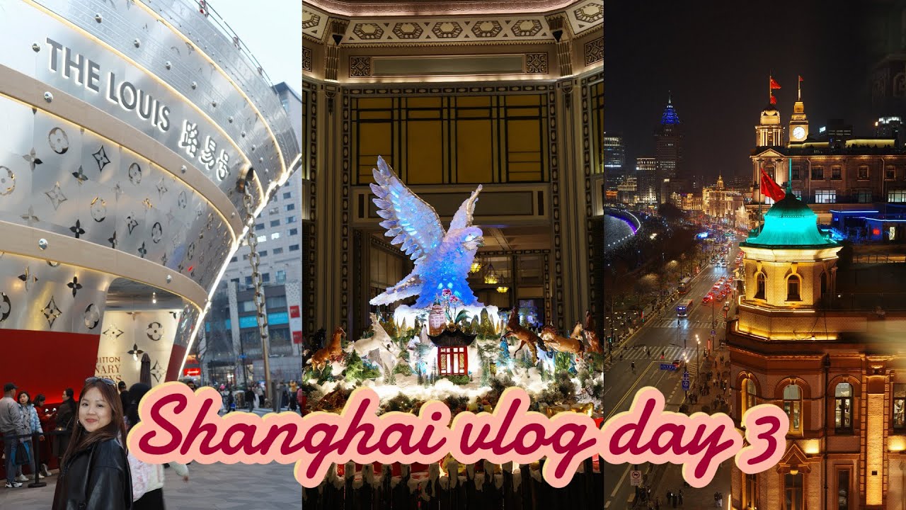 上海🇨🇳trip day 3: 上海房價vs台灣房價大比拼/ 在和平飯店吃一餐要花多少錢？/  LV巨輪路易號 非凡之旅/  全球最大星巴克/ 武康路 安福路 新天地 豫園city walk