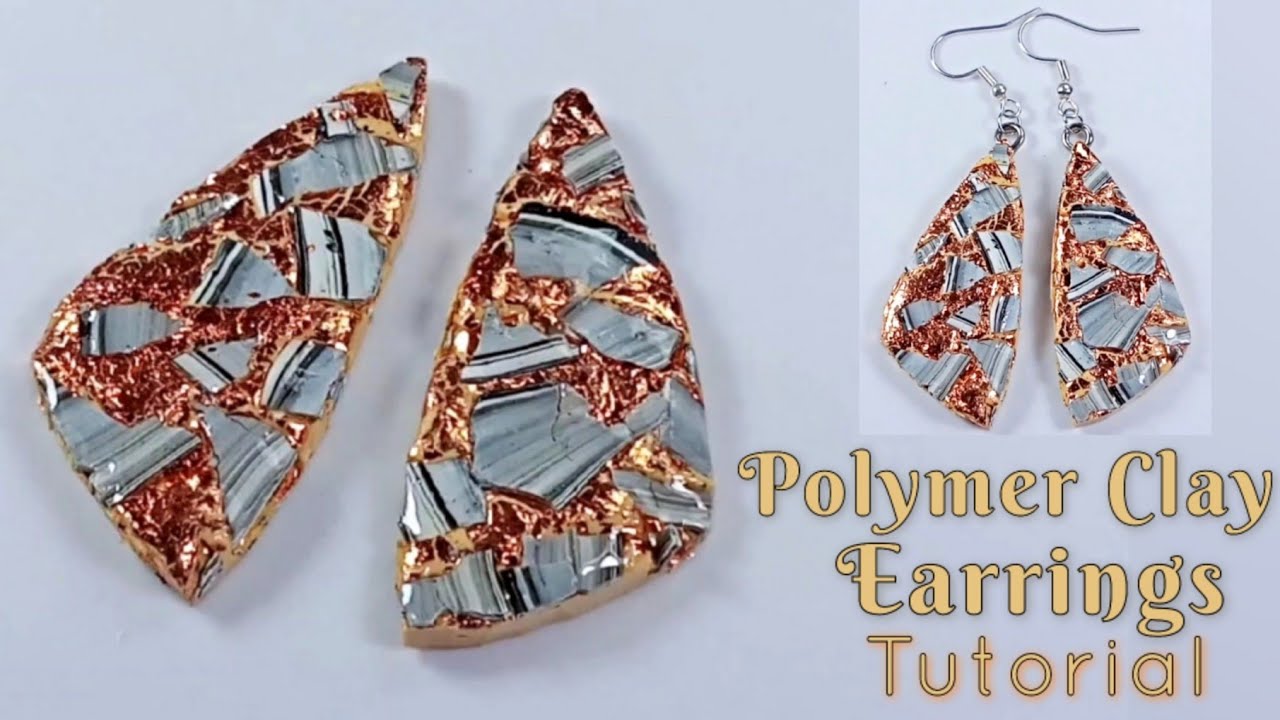 Clay Jewellers : Polymer Clay Earrings Idea and Tutorial / LoviCraft