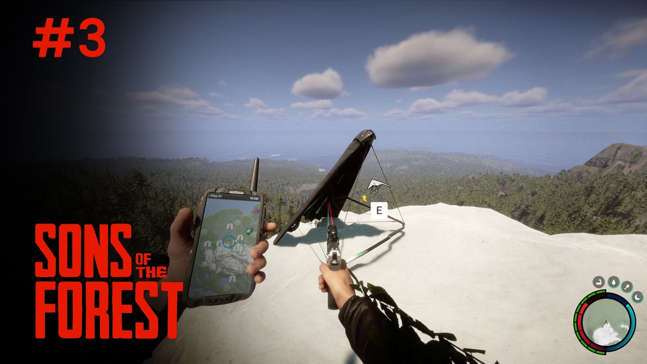#3 FAST TRAVEL WITH GLIDER... | Sons of the Forest | Live Gameplay