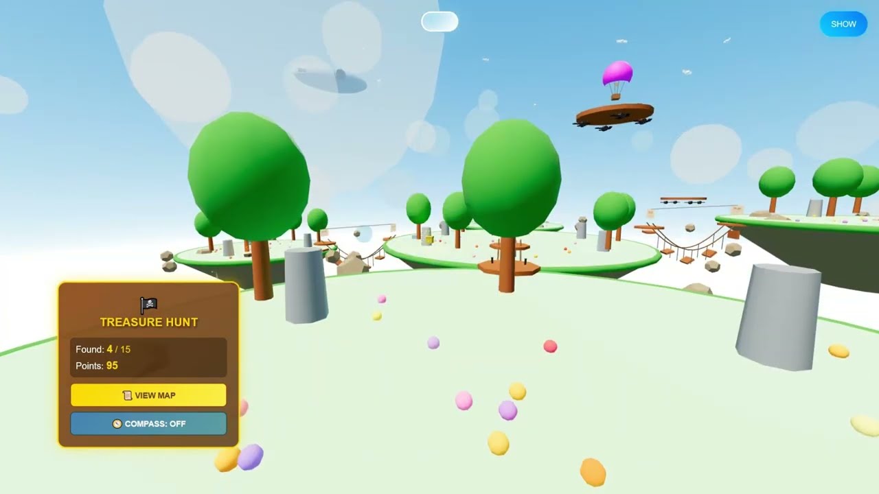 A browser-based 3D exhibition and gaming environment built with Three.js and WebGL