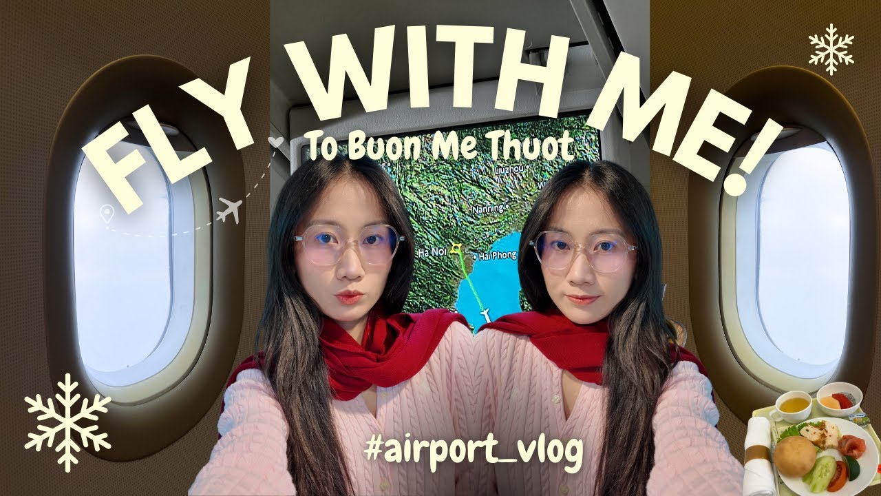 Airport Vlog | Khép lại 2025 bằng chuyến bay thứ 16 trong năm. Đi máy bay một mình thì làm những gì?